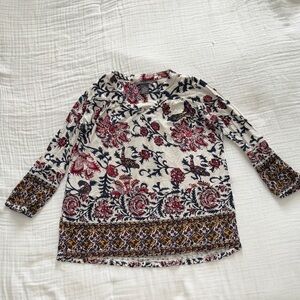 Chelsea & Theodore floral bird design top